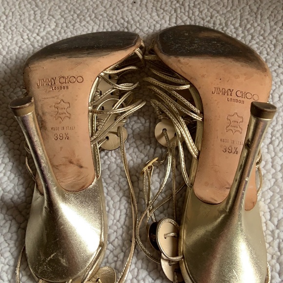 Jimmy Choo London Heel. Size 39 1/2 9 or 9 1/2 - Picture 4 of 6